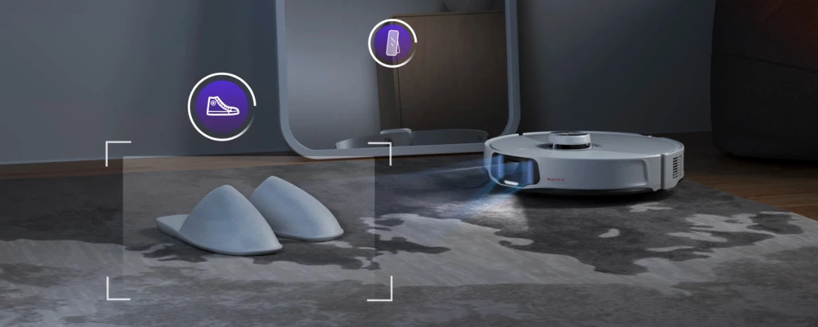 Roborock S8 MaxV Ultra dulkių siurblys - robotas, Juodos spalvos aprašymas - Prekės nuotrauka