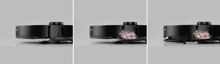 Roborock S8 MaxV Ultra dulkių siurblys - robotas, Juodos spalvos aprašymas - Prekės nuotrauka