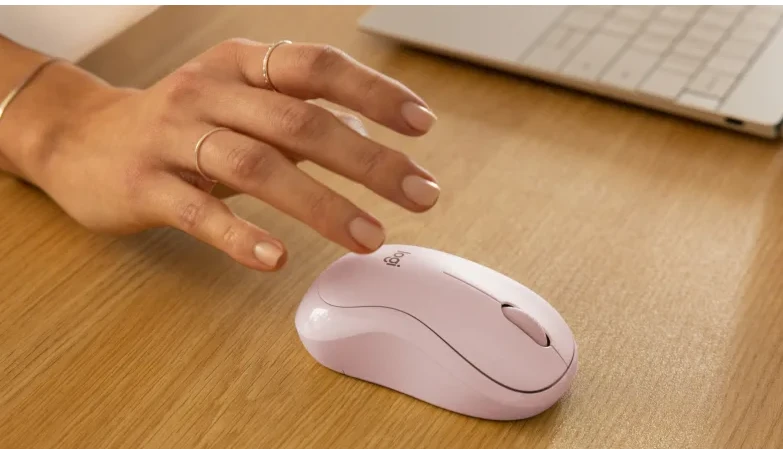 Belaidė pelė Logitech M240 Silent Bluetooth Mouse, baltos spalvos aprašymas - Prekės nuotrauka
