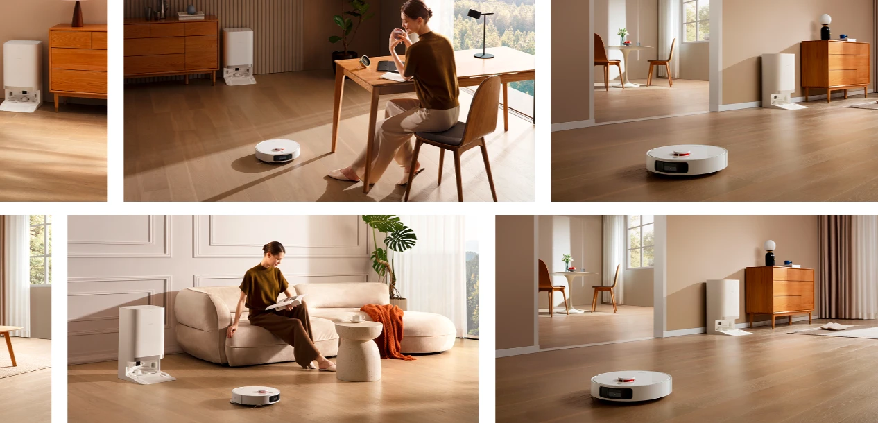 Dulkių siurblys - robotas Xiaomi Robot Vacuum X20+, Baltas aprašymas - Prekės nuotrauka