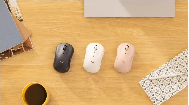 Belaidė pelė Logitech M240 Silent Bluetooth Mouse, baltos spalvos aprašymas - Prekės nuotrauka