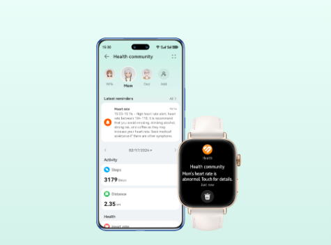 Išmanusis laikrodis Huawei Watch Fit 3, rožinės spalvos aprašymas - Prekės nuotrauka
