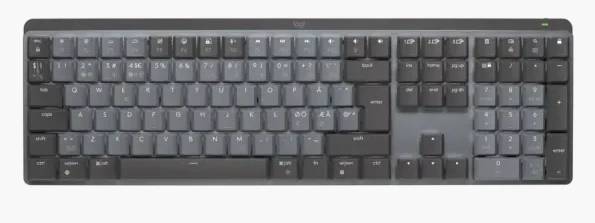 Belaidė klaviatūra Logitech MX MECHANICAL, išdėstymas: Šiaurės šalių (Qwerty), 