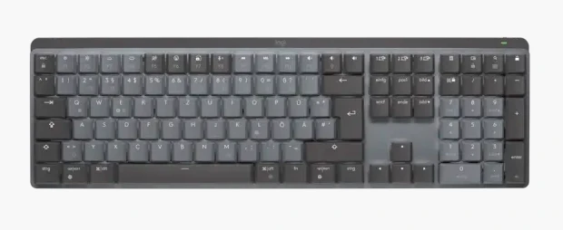Belaidė klaviatūra Logitech MX MECHANICAL, išdėstymas: Vokiečių (Qwertz), 