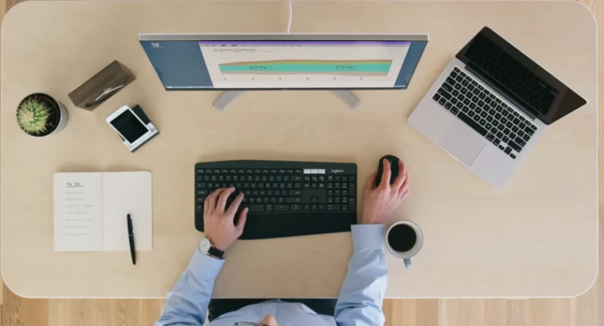 Belaidė klaviatūra ir pele Logitech MK850 Performance, Išdėstymas: Vokiečių (Qwerty): 920-008221 aprašymas - Prekės nuotrauka