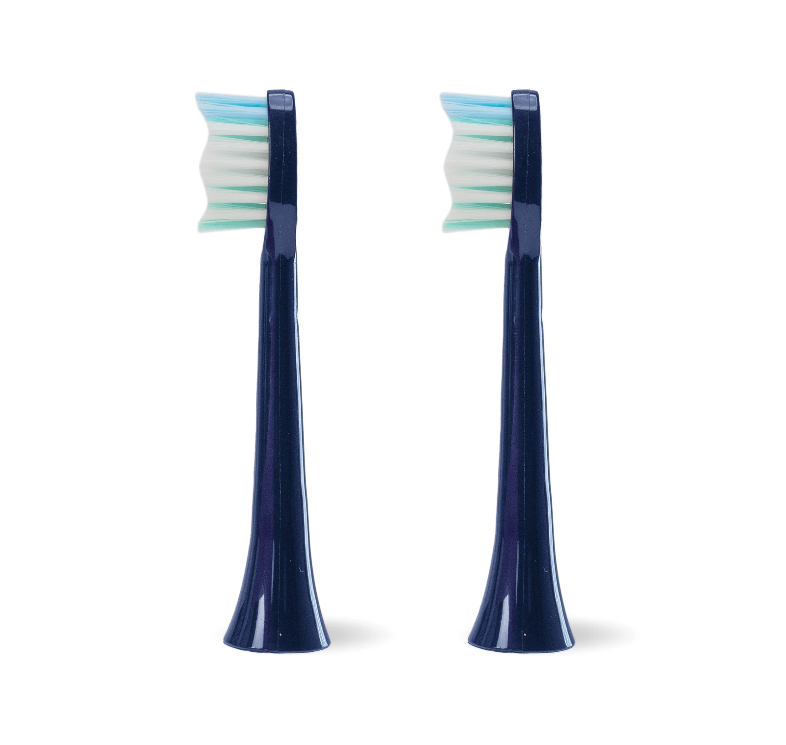 Antgaliai Sonic dantų šepetėliams OROMED ORO-SONIC X PRO NAVY BLUE, 2 vnt. aprašymas - Prekės nuotrauka
