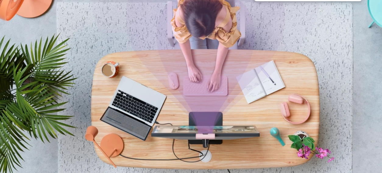 Internetinė kamera Logitech BRIO 500, Grafito spalvos aprašymas - Prekės nuotrauka