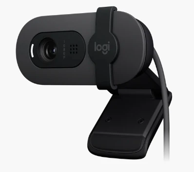 Internetinė kamera Logitech BRIO 100, grafito spalvos aprašymas - Prekės nuotrauka