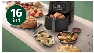 Gruzdintuvė Philips „Airfryer“ „5000 Series XXL Connected“ HD9285/90 aprašymas - Prekės nuotrauka
