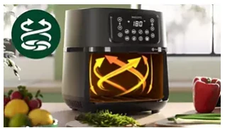 Gruzdintuvė Philips „Airfryer“ „5000 Series XXL Connected“ HD9285/90 aprašymas - Prekės nuotrauka