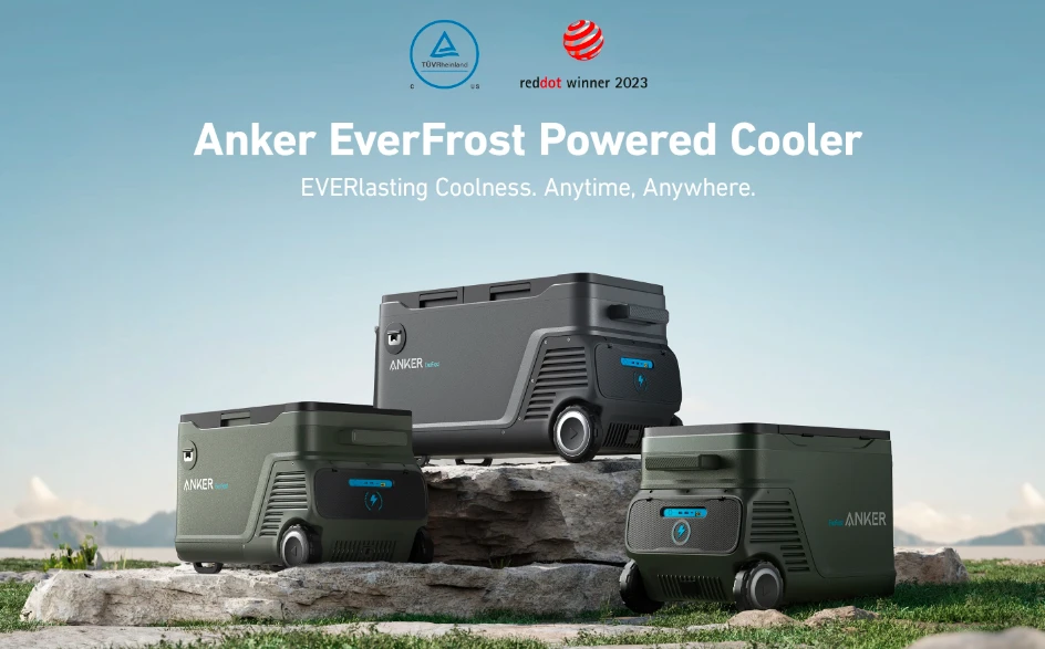 Elektrinis aušintuvas Anker EverFrost Powered Cooler 50 (53l) - A17A23M2 aprašymas - Prekės nuotrauka