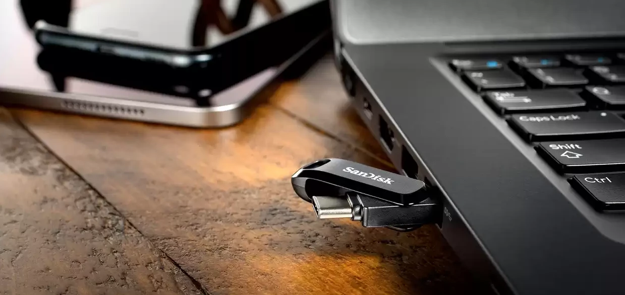 USB laikmena Sandisk Ultra Dual Drive Go 64GB aprašymas - Prekės nuotrauka