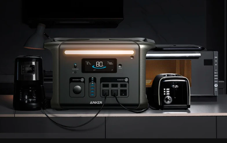 Anker SOLIX F1500 nešiojamoji elektros energijos stotis 1536Wh｜1800W aprašymas - Prekės nuotrauka