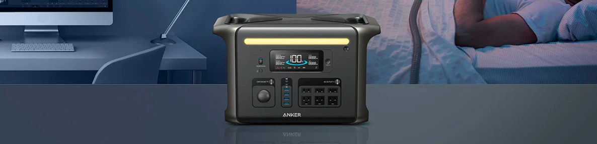 Anker SOLIX F1500 nešiojamoji elektros energijos stotis 1536Wh｜1800W aprašymas - Prekės nuotrauka