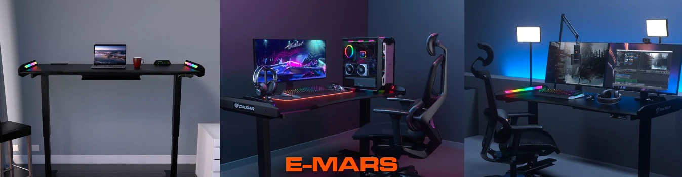 Elektrinis žaidimų stalas Cougar E- MARS aprašymas - Prekės nuotrauka