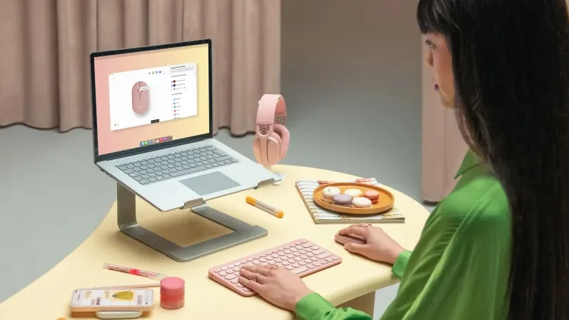 Belaidė pelė Logitech Pebble Mouse 2 M350s, Juoda aprašymas - Prekės nuotrauka
