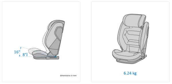 Maxi-Cosi RodiFix Pro² i-Size Automobilinė kėdutė, 15-36 kg, Autentiška žalia spalva aprašymas - Prekės nuotrauka
