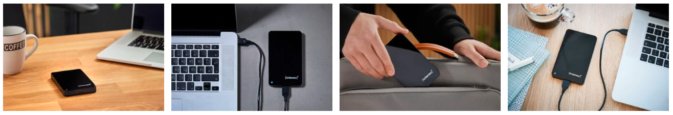 Išorinis kietasis diskas Intenso MemoryCase 2.5'' 500GB, Juoda aprašymas - Prekės nuotrauka
