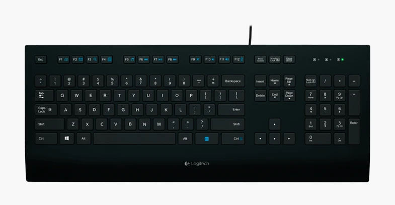 Laidinė klaviatūra Logitech K280E, Išdėstymas: DE aprašymas - Prekės nuotrauka