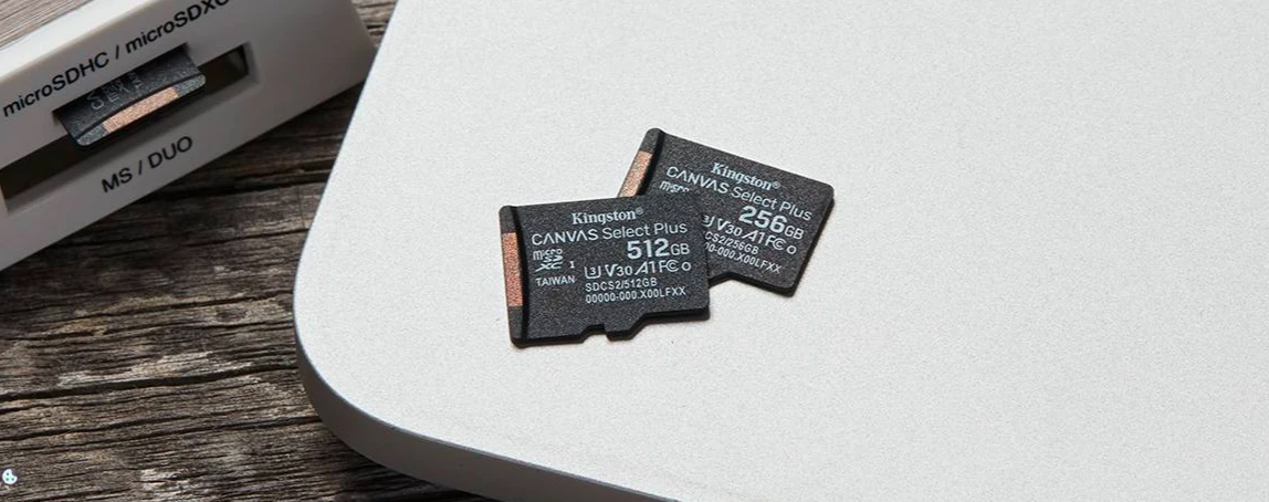 Atminties kortelė Kingston Canvas Select Plus MicroSDXC, 64 GB, su SD adapteriu aprašymas - Prekės nuotrauka