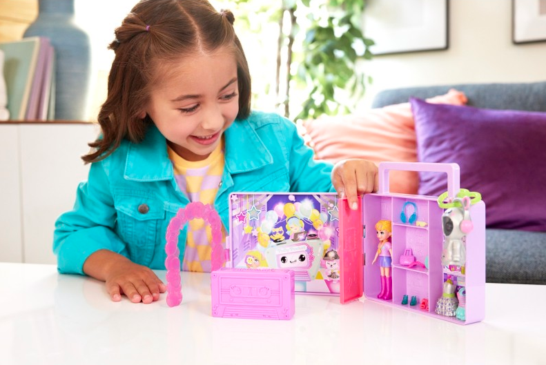 Mattel „Polly Pocket Disco Dance“ madų rinkinys aprašymas - Prekės nuotrauka