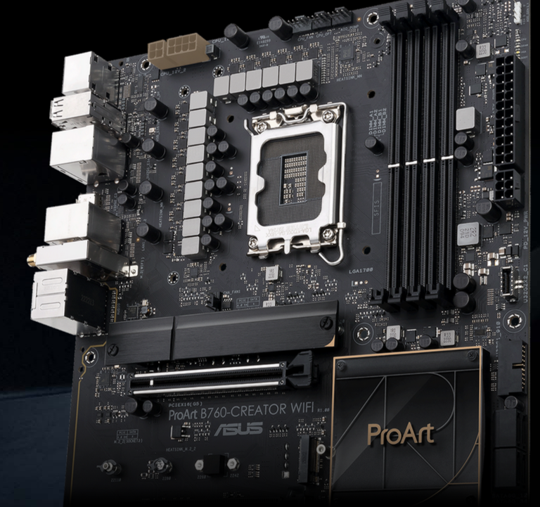Pagrindinė plokštė ASUS PROART B760-CREATOR WIFI, LGA 1700 aprašymas - Prekės nuotrauka