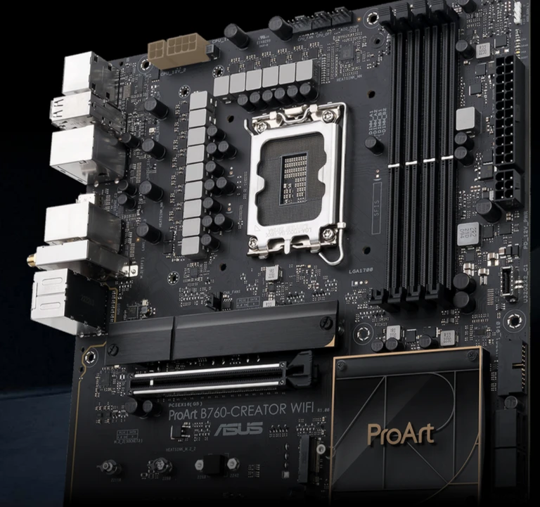 Pagrindinė plokštė ASUS PROART B760-CREATOR WIFI, LGA 1700 aprašymas - Prekės nuotrauka