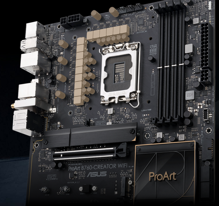 Pagrindinė plokštė ASUS PROART B760-CREATOR WIFI, LGA 1700 aprašymas - Prekės nuotrauka