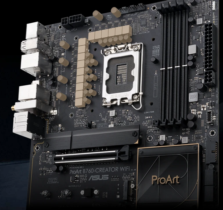 Pagrindinė plokštė ASUS PROART B760-CREATOR WIFI, LGA 1700 aprašymas - Prekės nuotrauka