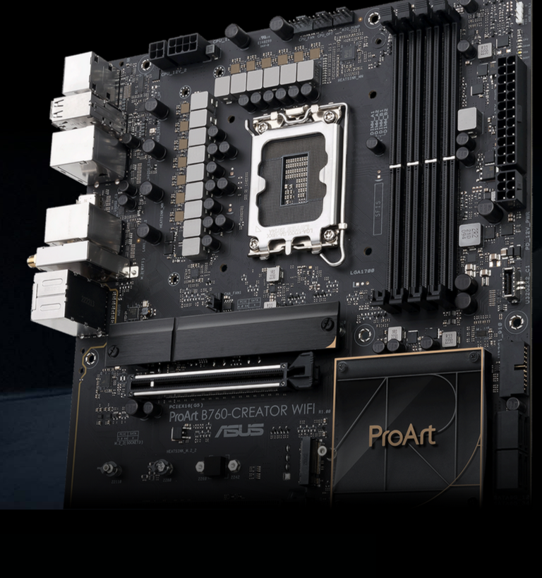 Pagrindinė plokštė ASUS PROART B760-CREATOR WIFI, LGA 1700 aprašymas - Prekės nuotrauka