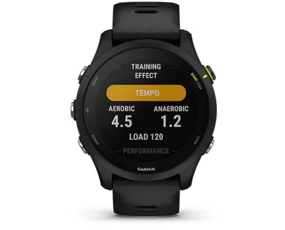 Išmanusis laikrodis Garmin Forerunner 255 Music, Juodos spalvos aprašymas - Prekės nuotrauka