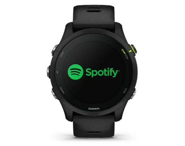 Išmanusis laikrodis Garmin Forerunner 255 Music, Juodos spalvos aprašymas - Prekės nuotrauka