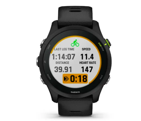 Išmanusis laikrodis Garmin Forerunner 255 Music, Juodos spalvos aprašymas - Prekės nuotrauka