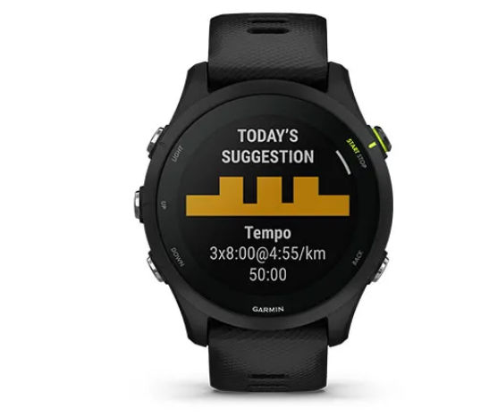 Išmanusis laikrodis Garmin Forerunner 255 Music, Juodos spalvos aprašymas - Prekės nuotrauka