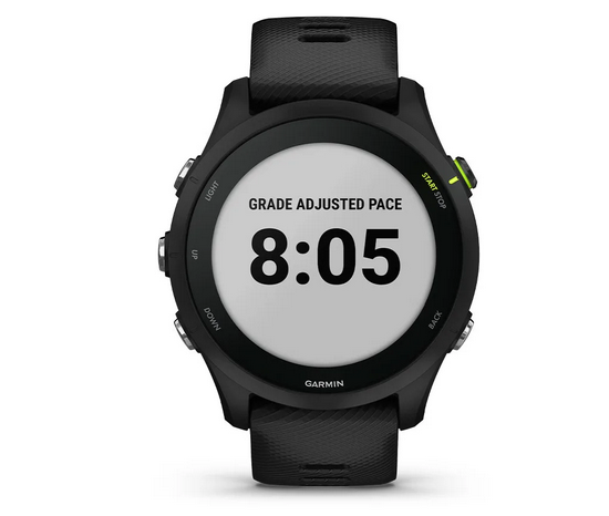 Išmanusis laikrodis Garmin Forerunner 255 Music, Juodos spalvos aprašymas - Prekės nuotrauka