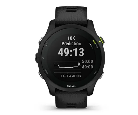 Išmanusis laikrodis Garmin Forerunner 255 Music, Juodos spalvos aprašymas - Prekės nuotrauka