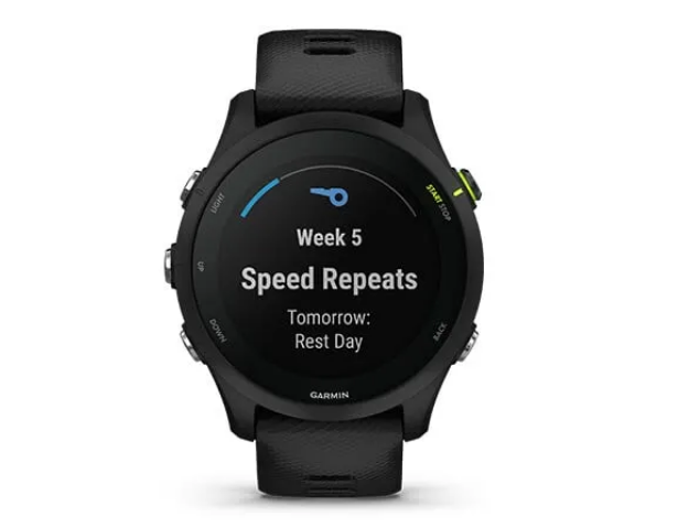 Išmanusis laikrodis Garmin Forerunner 255 Music, Juodos spalvos aprašymas - Prekės nuotrauka