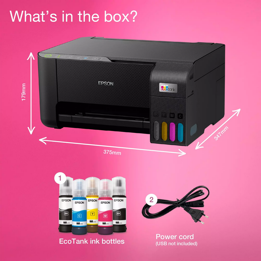 Daugiafunkcinis spausdintuvas Epson EcoTank L3270  Inkjet | Spalvotas | A4 | Wi-Fi | Juodas aprašymas - Prekės nuotrauka