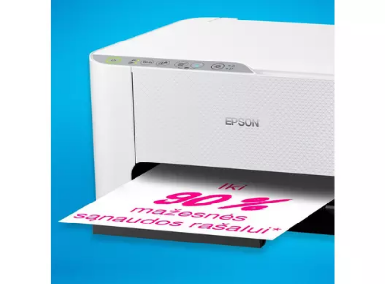 Daugiafunkcis spausdintuvas Epson EcoTank L3276, rašalinis,  Spalvotas | 3-in-1 | A4 | Wi-Fi | Baltas aprašymas - Prekės nuotrauka