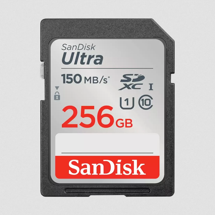 Atminties kortelė Sandisk Ultra UHS-I SDXC 256GB aprašymas - Prekės nuotrauka