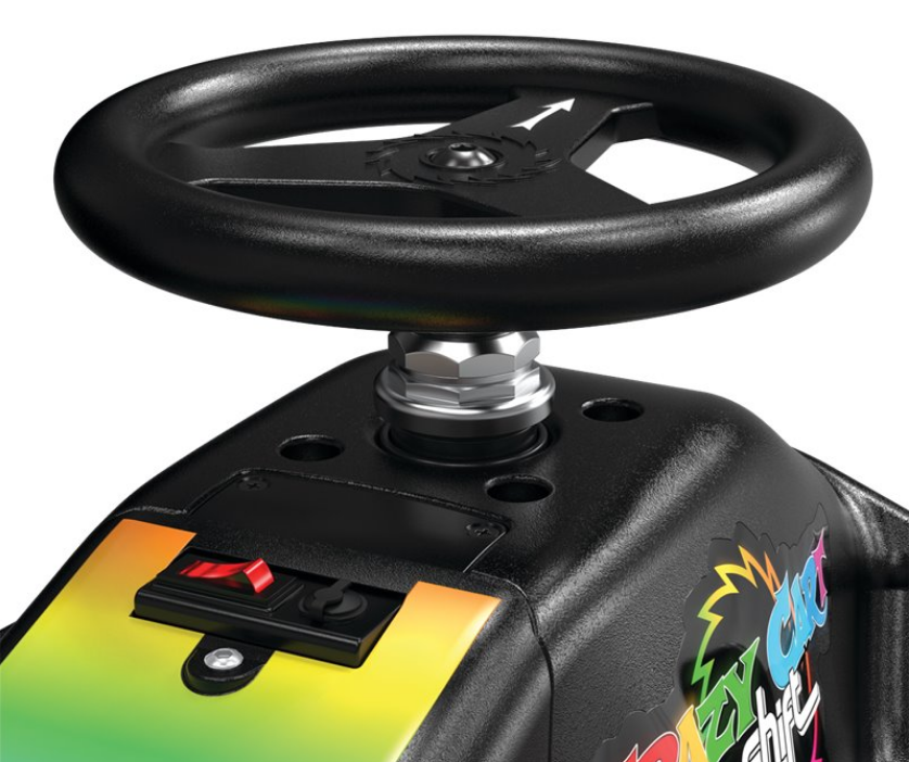 Elektrinis driftingo kartingas Razor Crazy Cart Shift 12V, šviesų šou aprašymas - Prekės nuotrauka