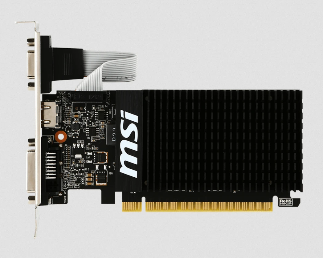 Vaizdo plokštė MSI GeForce GT 710 2GD3H LP aprašymas - Prekės nuotrauka