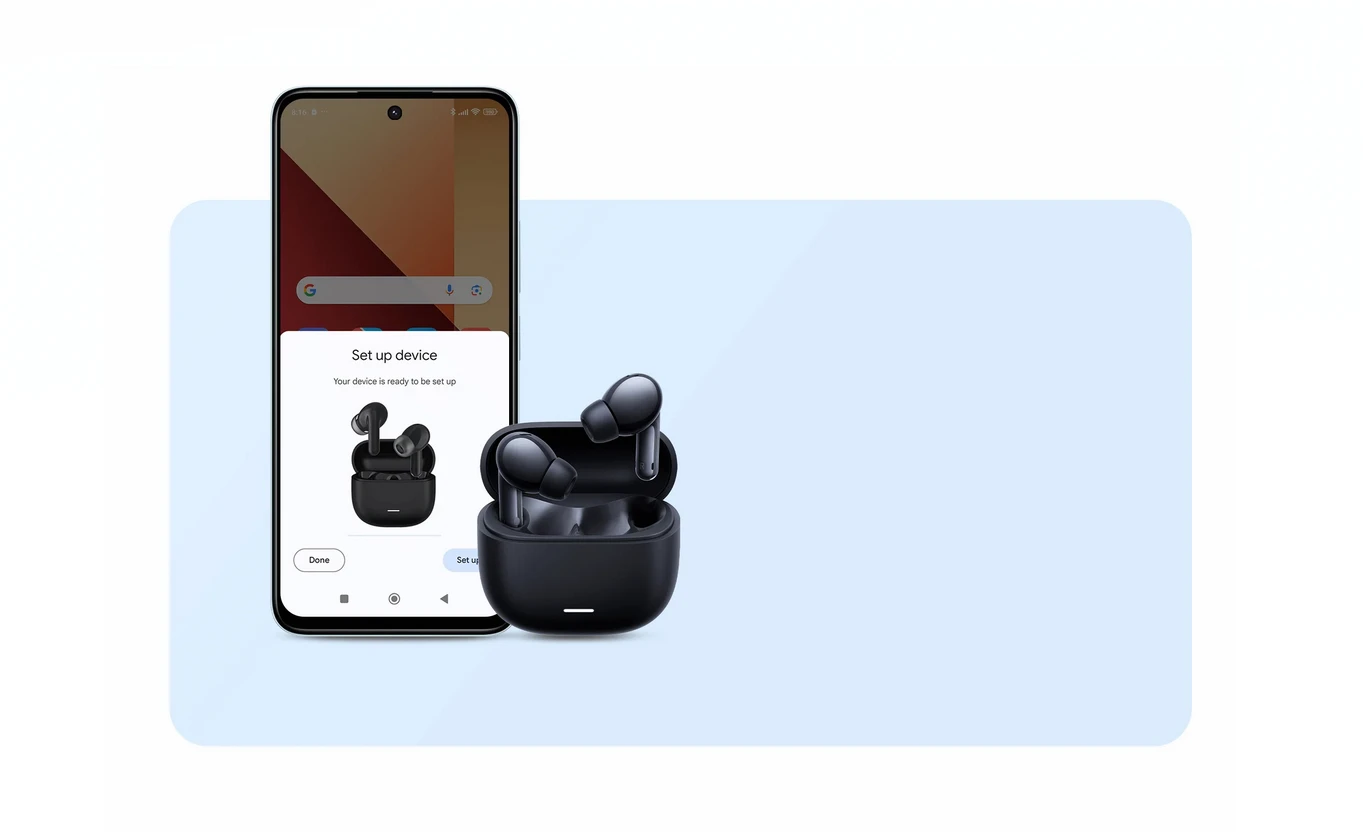 Ausinės Xiaomi Redmi Buds 6 Lite, Juodos aprašymas - Prekės nuotrauka