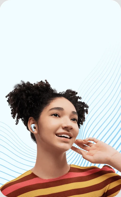 Ausinės Xiaomi Redmi Buds 6 Lite, Juodos aprašymas - Prekės nuotrauka