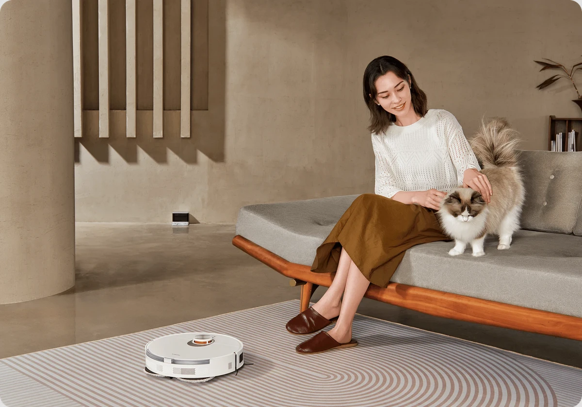 Dulkių siurblys-robotas, Xiaomi Mi Robot Vacuum S20+, Baltas aprašymas - Prekės nuotrauka