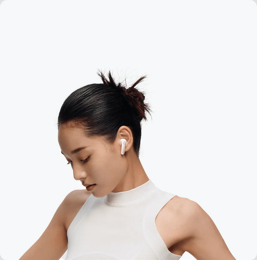 Xiaomi Redmi Buds 6 Active ausinės, Rožinės spalvos aprašymas - Prekės nuotrauka