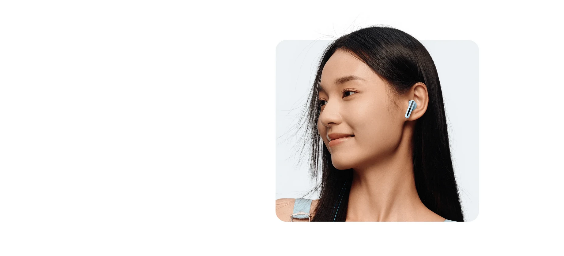 Ausinės Xiaomi Redmi Buds 6 Active, Melsvos spalvos aprašymas - Prekės nuotrauka