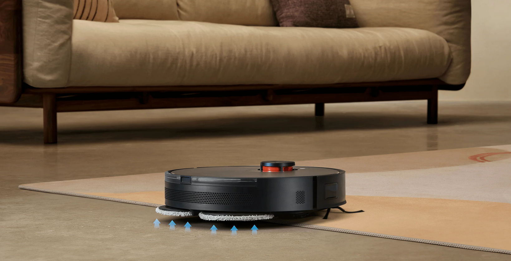 Dulkių siurblys-robotas, Xiaomi Mi Robot Vacuum S20+, Baltas aprašymas - Prekės nuotrauka