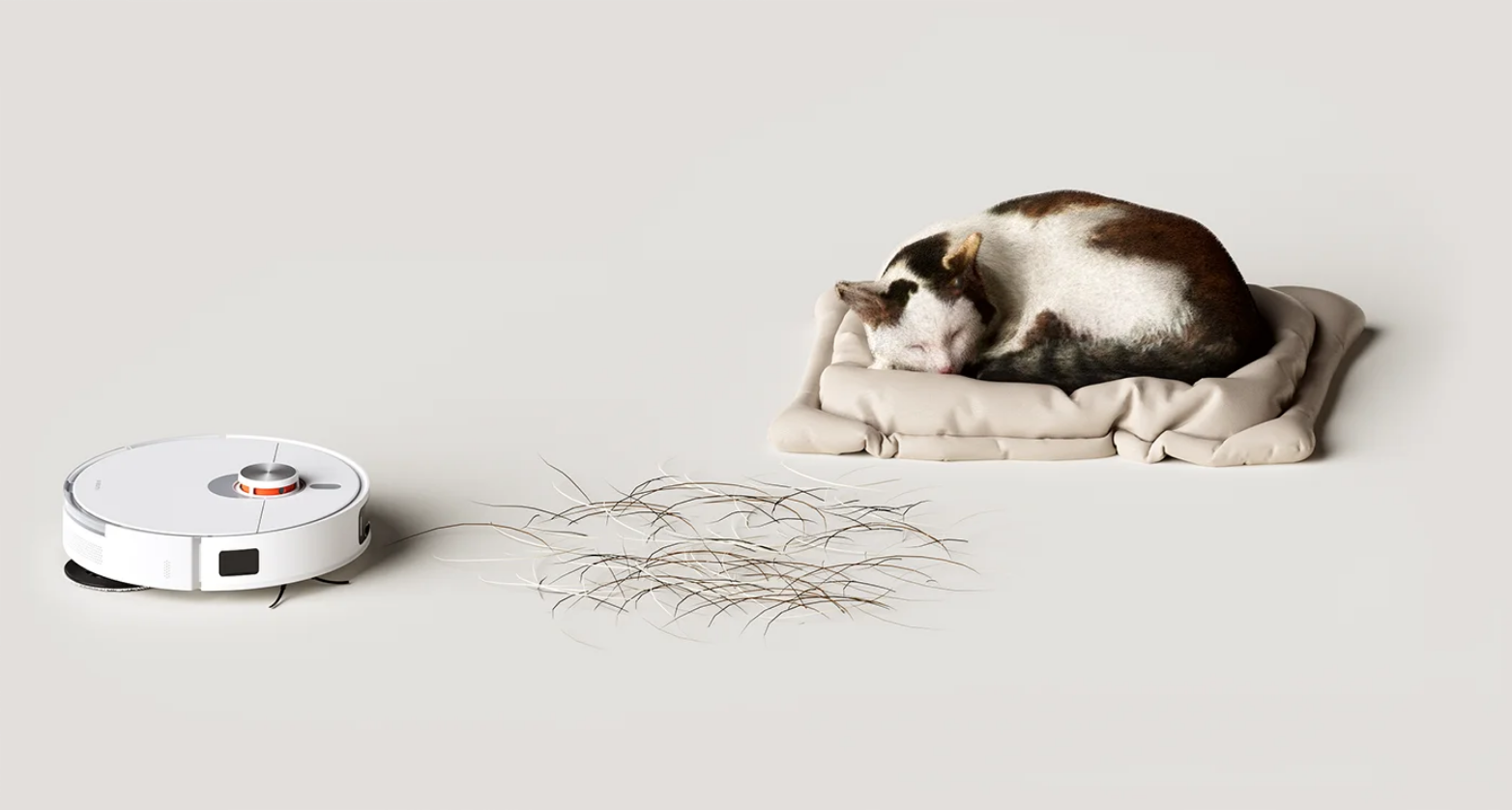 Dulkių siurblys-robotas, Xiaomi Mi Robot Vacuum S20+, Baltas aprašymas - Prekės nuotrauka