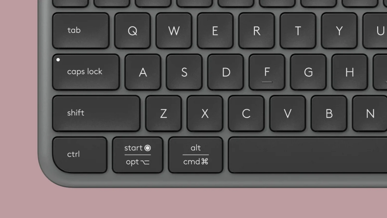 Klaviatūra ir pelė Logitech Signature Slim MK950, Balta aprašymas - Prekės nuotrauka